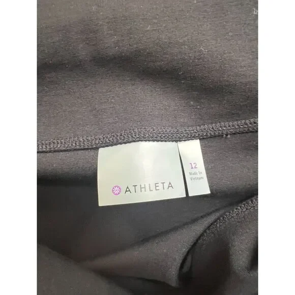 Athleta Ponte Black Skirt - Size 12 - Picture 5 of 5